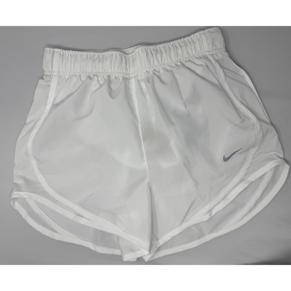 Nike Pants - Nike Dri-FIT Tempo Running Shorts Womens Extra Small XS White Lined Mesh Gym